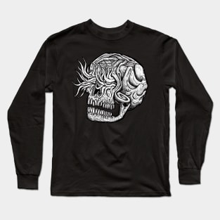 Skull logo Long Sleeve T-Shirt